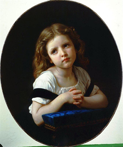 The Prayer William-Adolphe Bouguereau